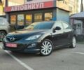 Черный Мазда 6, объемом двигателя 2 л и пробегом 175 тыс. км за 9100 $, фото 1 на Automoto.ua