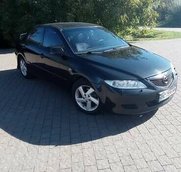 Черный Мазда 6, объемом двигателя 2 л и пробегом 374 тыс. км за 4199 $, фото 1 на Automoto.ua