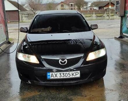 Черный Мазда 6, объемом двигателя 2 л и пробегом 317 тыс. км за 3000 $, фото 4 на Automoto.ua