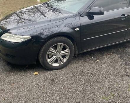 Черный Мазда 6, объемом двигателя 2 л и пробегом 416 тыс. км за 4800 $, фото 2 на Automoto.ua