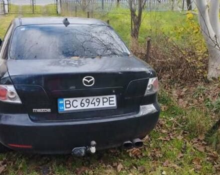 Черный Мазда 6, объемом двигателя 1.8 л и пробегом 350 тыс. км за 2500 $, фото 1 на Automoto.ua