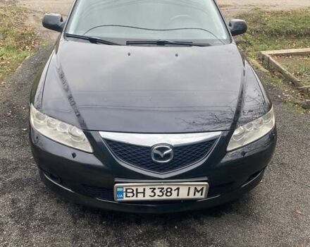 Черный Мазда 6, объемом двигателя 2 л и пробегом 416 тыс. км за 4800 $, фото 1 на Automoto.ua
