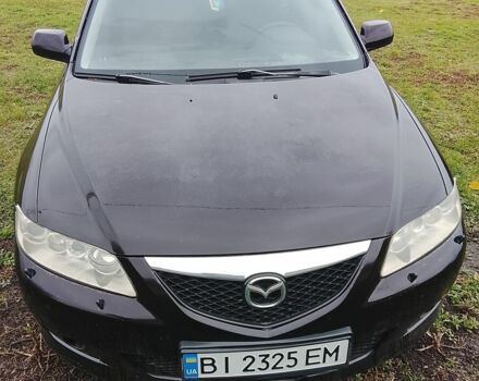 Черный Мазда 6, объемом двигателя 2 л и пробегом 99 тыс. км за 2500 $, фото 1 на Automoto.ua