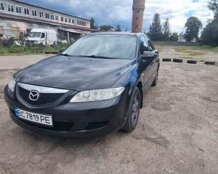 Черный Мазда 6, объемом двигателя 2 л и пробегом 314 тыс. км за 4350 $, фото 1 на Automoto.ua