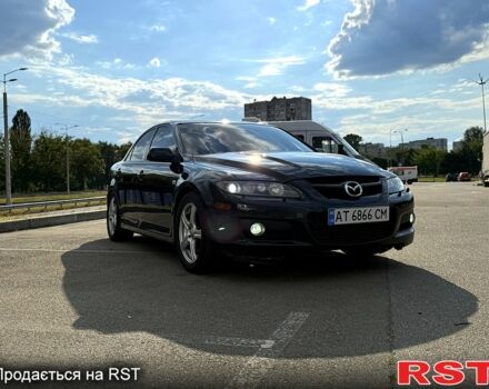 Черный Мазда 6, объемом двигателя 2.3 л и пробегом 255 тыс. км за 5777 $, фото 1 на Automoto.ua