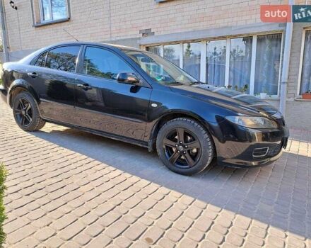 Черный Мазда 6, объемом двигателя 1.8 л и пробегом 234 тыс. км за 5000 $, фото 2 на Automoto.ua