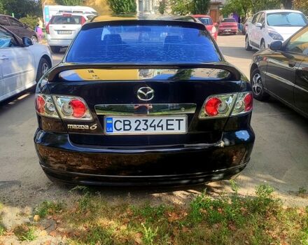 Черный Мазда 6, объемом двигателя 2 л и пробегом 203 тыс. км за 5300 $, фото 2 на Automoto.ua