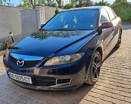 Черный Мазда 6, объемом двигателя 1.8 л и пробегом 234 тыс. км за 5000 $, фото 1 на Automoto.ua
