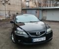 Черный Мазда 6, объемом двигателя 2 л и пробегом 185 тыс. км за 5000 $, фото 1 на Automoto.ua
