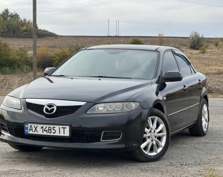 Черный Мазда 6, объемом двигателя 2 л и пробегом 266 тыс. км за 4950 $, фото 2 на Automoto.ua