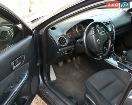 Черный Мазда 6, объемом двигателя 2 л и пробегом 352 тыс. км за 4500 $, фото 3 на Automoto.ua