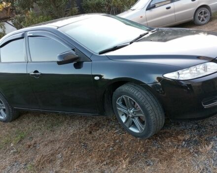 Черный Мазда 6, объемом двигателя 2 л и пробегом 350 тыс. км за 4300 $, фото 1 на Automoto.ua