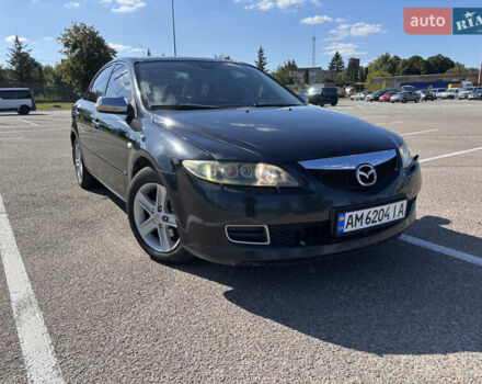 Чорний Мазда 6, об'ємом двигуна 2 л та пробігом 191 тис. км за 5300 $, фото 6 на Automoto.ua