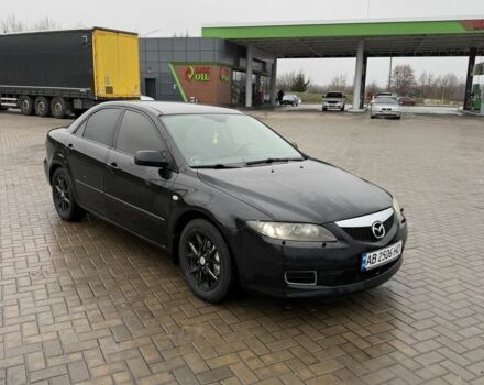 Чорний Мазда 6, об'ємом двигуна 2 л та пробігом 214 тис. км за 4300 $, фото 1 на Automoto.ua
