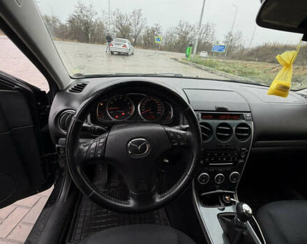 Черный Мазда 6, объемом двигателя 2 л и пробегом 213 тыс. км за 4300 $, фото 14 на Automoto.ua