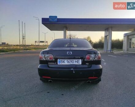 Черный Мазда 6, объемом двигателя 2 л и пробегом 315 тыс. км за 4250 $, фото 1 на Automoto.ua