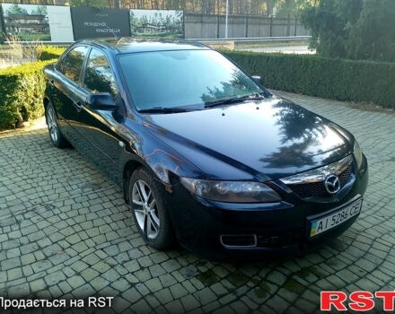 Черный Мазда 6, объемом двигателя 2 л и пробегом 210 тыс. км за 4800 $, фото 2 на Automoto.ua