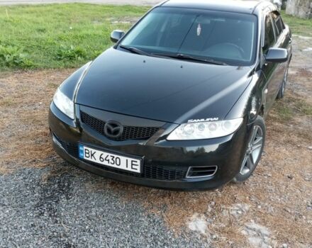 Черный Мазда 6, объемом двигателя 2 л и пробегом 350 тыс. км за 4300 $, фото 2 на Automoto.ua
