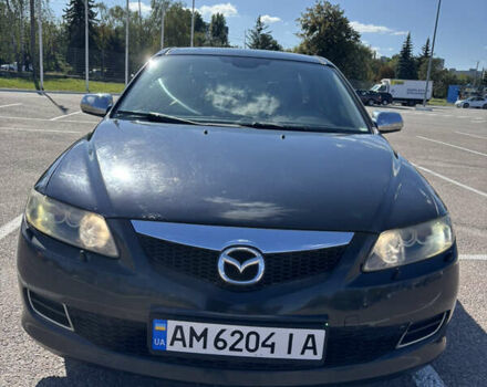 Черный Мазда 6, объемом двигателя 2 л и пробегом 191 тыс. км за 5300 $, фото 5 на Automoto.ua