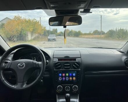 Черный Мазда 6, объемом двигателя 2 л и пробегом 266 тыс. км за 4950 $, фото 12 на Automoto.ua