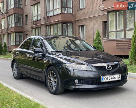 Чорний Мазда 6, об'ємом двигуна 2 л та пробігом 329 тис. км за 4400 $, фото 1 на Automoto.ua