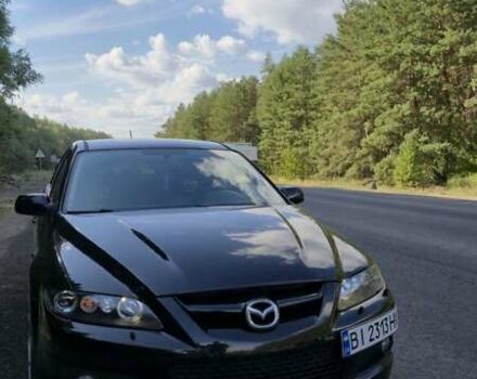 Черный Мазда 6, объемом двигателя 2.3 л и пробегом 270 тыс. км за 8000 $, фото 2 на Automoto.ua