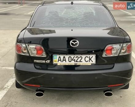 Черный Мазда 6, объемом двигателя 2 л и пробегом 209 тыс. км за 5550 $, фото 4 на Automoto.ua