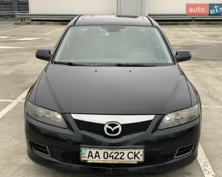 Черный Мазда 6, объемом двигателя 2 л и пробегом 209 тыс. км за 5550 $, фото 1 на Automoto.ua