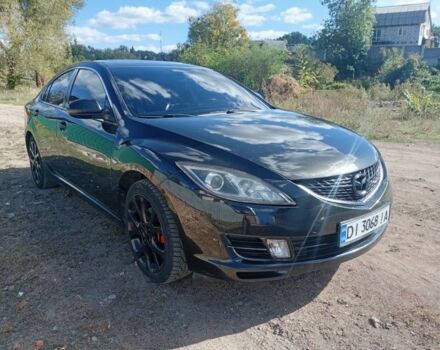 Черный Мазда 6, объемом двигателя 2 л и пробегом 280 тыс. км за 6300 $, фото 5 на Automoto.ua