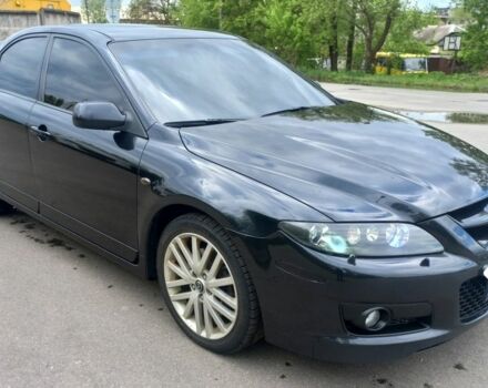 Черный Мазда 6, объемом двигателя 2 л и пробегом 218 тыс. км за 6500 $, фото 6 на Automoto.ua