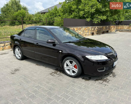 Черный Мазда 6, объемом двигателя 2 л и пробегом 221 тыс. км за 5200 $, фото 7 на Automoto.ua