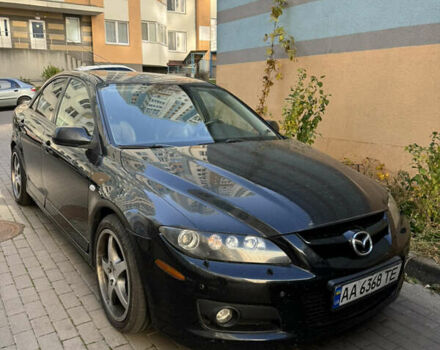 Черный Мазда 6, объемом двигателя 2.3 л и пробегом 203 тыс. км за 6000 $, фото 3 на Automoto.ua