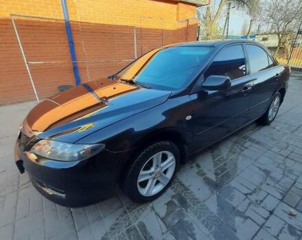 Черный Мазда 6, объемом двигателя 2 л и пробегом 215 тыс. км за 5900 $, фото 3 на Automoto.ua
