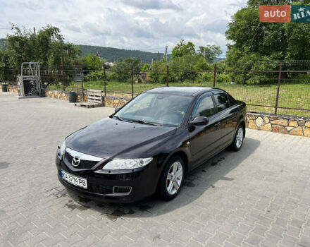 Черный Мазда 6, объемом двигателя 2 л и пробегом 221 тыс. км за 5200 $, фото 2 на Automoto.ua