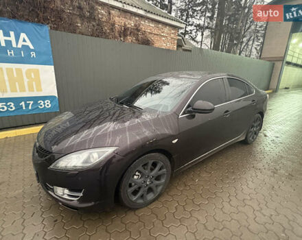 Черный Мазда 6, объемом двигателя 2.5 л и пробегом 250 тыс. км за 6450 $, фото 1 на Automoto.ua