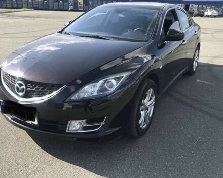 Черный Мазда 6, объемом двигателя 2 л и пробегом 219 тыс. км за 6800 $, фото 5 на Automoto.ua