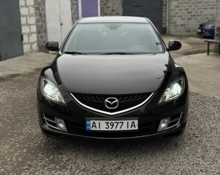 Черный Мазда 6, объемом двигателя 2 л и пробегом 263 тыс. км за 5850 $, фото 1 на Automoto.ua