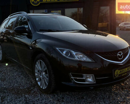 Чорний Мазда 6, об'ємом двигуна 2 л та пробігом 190 тис. км за 8399 $, фото 1 на Automoto.ua