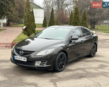 Черный Мазда 6, объемом двигателя 1.8 л и пробегом 236 тыс. км за 6299 $, фото 2 на Automoto.ua