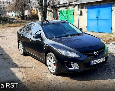 Черный Мазда 6, объемом двигателя 2.5 л и пробегом 194 тыс. км за 8500 $, фото 2 на Automoto.ua