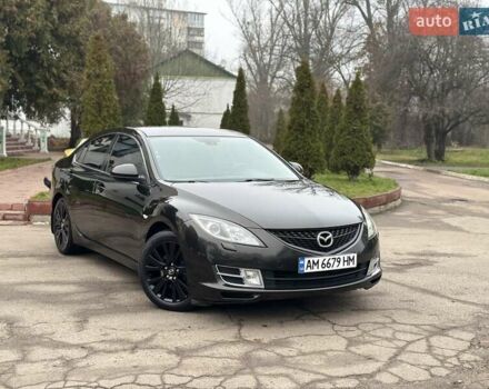 Черный Мазда 6, объемом двигателя 1.8 л и пробегом 236 тыс. км за 6299 $, фото 1 на Automoto.ua