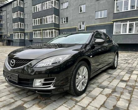 Черный Мазда 6, объемом двигателя 2 л и пробегом 253 тыс. км за 6500 $, фото 1 на Automoto.ua