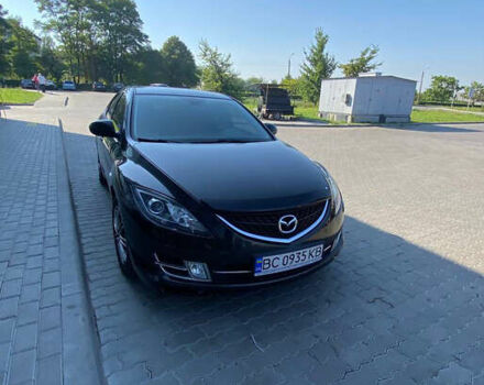 Черный Мазда 6, объемом двигателя 2 л и пробегом 281 тыс. км за 6600 $, фото 1 на Automoto.ua