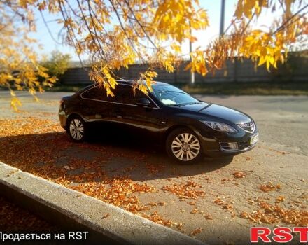Черный Мазда 6, объемом двигателя 2 л и пробегом 140 тыс. км за 6990 $, фото 1 на Automoto.ua
