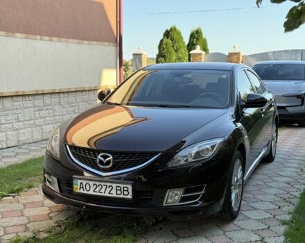 Черный Мазда 6, объемом двигателя 2 л и пробегом 124 тыс. км за 7200 $, фото 1 на Automoto.ua