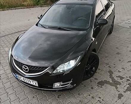 Черный Мазда 6, объемом двигателя 2 л и пробегом 212 тыс. км за 7899 $, фото 2 на Automoto.ua
