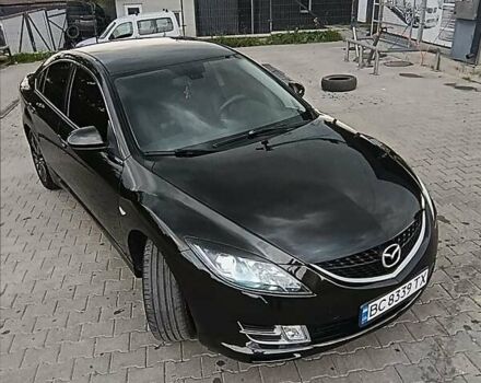 Черный Мазда 6, объемом двигателя 2 л и пробегом 212 тыс. км за 7899 $, фото 3 на Automoto.ua