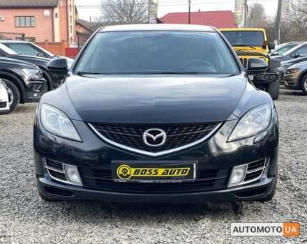 Черный Мазда 6, объемом двигателя 2 л и пробегом 344 тыс. км за 6750 $, фото 1 на Automoto.ua