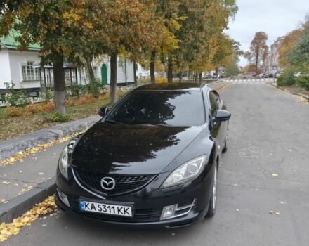 Черный Мазда 6, объемом двигателя 2 л и пробегом 314 тыс. км за 6950 $, фото 2 на Automoto.ua