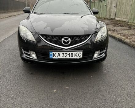 Черный Мазда 6, объемом двигателя 2 л и пробегом 280 тыс. км за 6500 $, фото 1 на Automoto.ua
